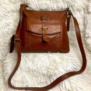 Lucky Brand 🍀 Brown Leather Crossbody Bag